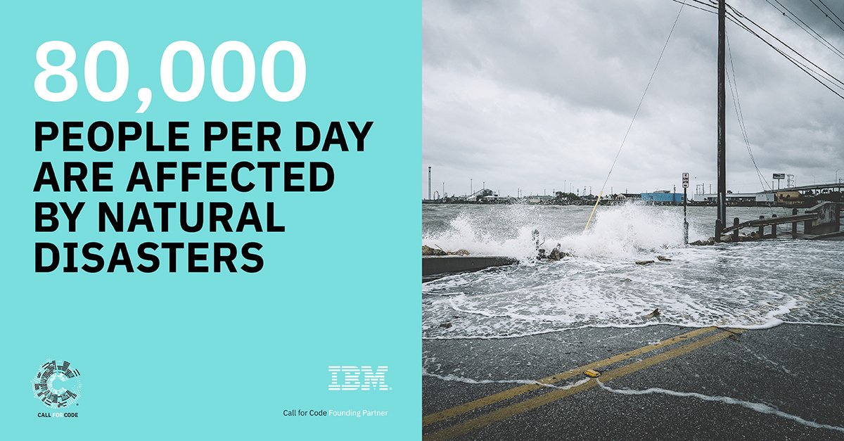 rich_ephgrave's tweet photo. Help change the world with your code to improve disaster preparedness. #CallForCode asks developers around the world to start building and help save lives. https://t.co/xOvMFGs6d9 https://t.co/VstS1QlEsS