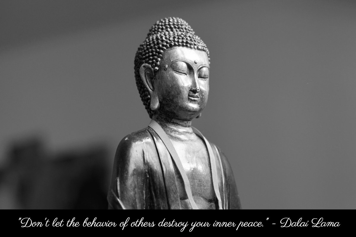 DavidMora's tweet image. "Don't let behavior of others destroy your inner peace." - @DalaiLama 🙏🏻 #PositiveVibes #YouDoYou