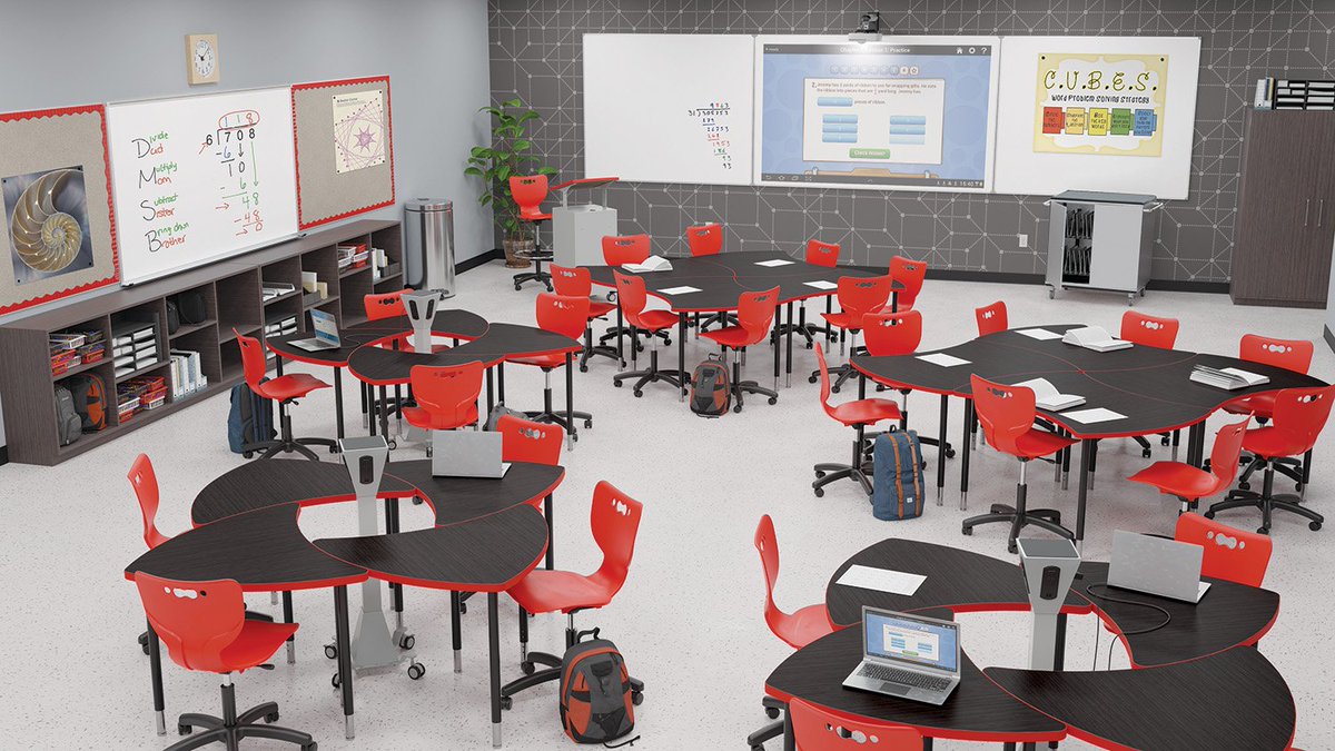 Bluum_EdTech's tweet photo. Are your classrooms designed for engagement, collaboration &amp; innovation? @MooreCoInc has a wide variety of furniture that encourage all of the above. PLUS, the designs are just cool! Stop by #Troxell Booth #3 to learn “Moore” at #LETA2018 #Region4MiniLACUE. #edtech https://t.co/5IfAjRL7IR