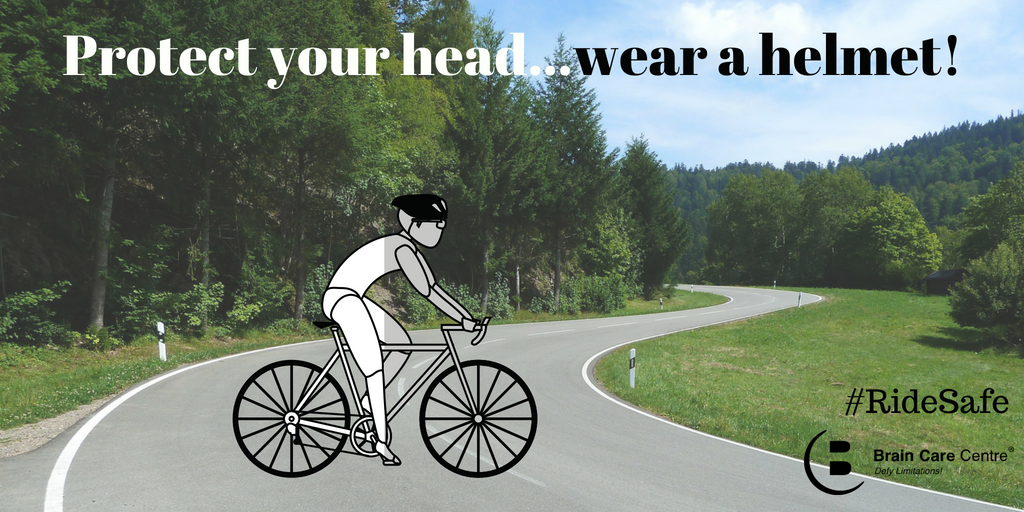 BrainCareAB's tweet photo. If it’s a nice day outside try to #GetMoving by biking to work! Just make sure you have a helmet to protect your head #MovingForBrainHealth https://t.co/MOpGcl5A6A