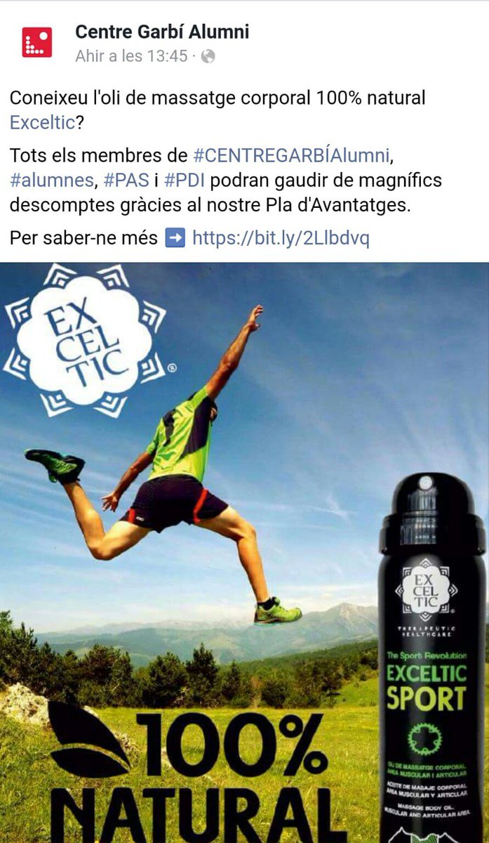 excelticsport's tweet photo. Nova col·laboració amb EusesAlumni. Avantatges per tot el seu col·lectiu. Animeu-vos a provar-lo!!!!

ES: Nueva colaboración con EusesAlumni. Ventajas para todo su colectivo. https://t.co/MEQT97AyqB