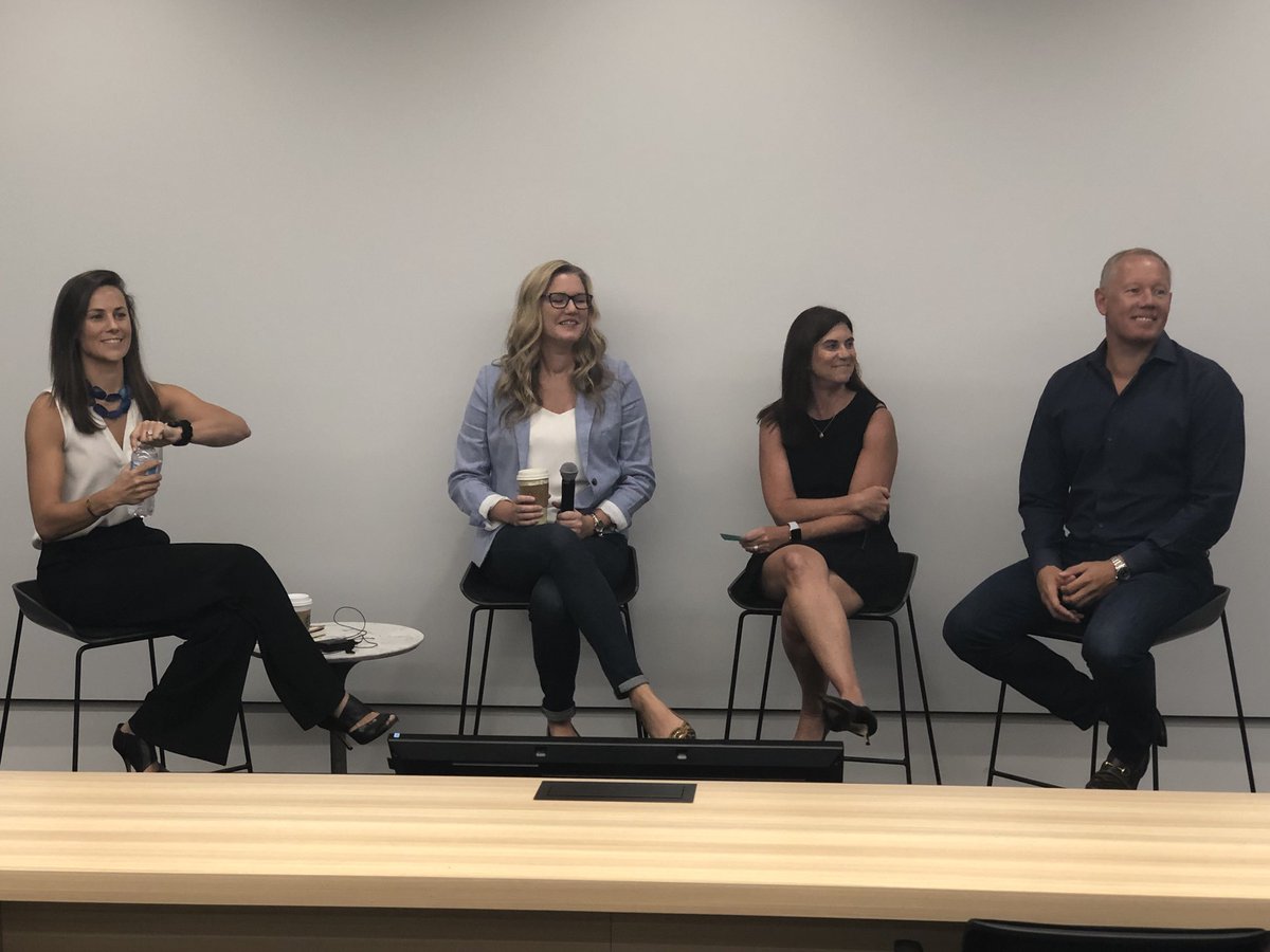 Forescout's tweet photo. Kicking off our first ForeScout Women’s Network panel with the incredible @LNSundra, @julie_cullivan, Niels Jensen & Jennifer Ryan as MC. #FSWN https://t.co/c8KZodmknM