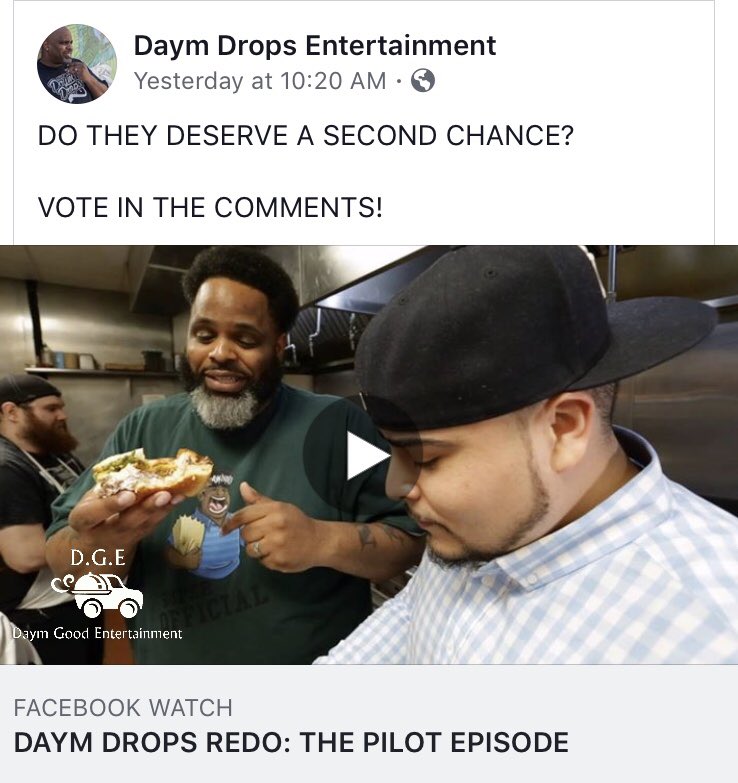 New TV pilot with your boy 
<a href="/DaymDrops/">Daym Drops</a> . Check out the link below. Straight fire! Meat Truck all day. Always making major moves. facebook.com/OfficialDaymDr…