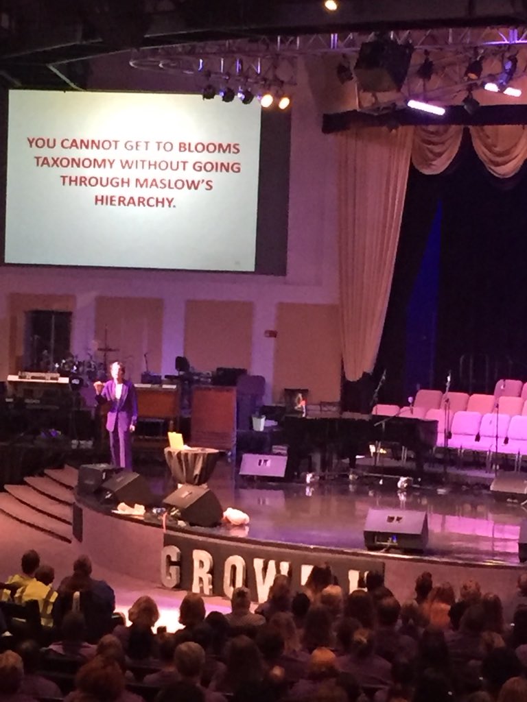 Listening to our key note Tara Brown. Take aways: “Love the chil’rens.” “Flash those pearlies.” “Sling that dopamine.” #NCSSbetheBEST <a href="/NewtonCoSchools/">NCSS</a> <a href="/OHES_Covington/">Oak Hill Elementary</a>