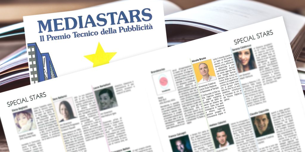 #digitalpeople #wintogether
XXII° edizione Mediastrars: siamo nell'album dei vincitori di quest'anno per aver ricevuto il premio Special Star per la Direzione Creativa del cortometraggio “In soccorso al tempo”. 
Scopri di più qui → bit.ly/2Lz1q4h