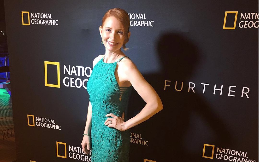 tamarakrinsky's tweet photo. Thanks @NatGeo for the fun party last night! Looking forward to talking to the #MarsSeries creators and talent today for @Scirens. https://t.co/3u6Zct8kGh