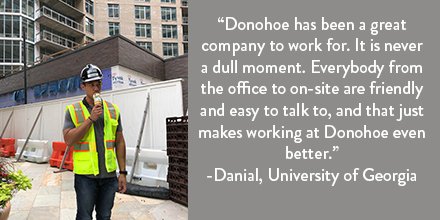 DonohoeTweets's tweet image. Not only does our intern Danial know the value of a good ice cream cone in summer, he also knows that #TeamDonohoe is full of friendly people that make it a @WBJonline best place to work! #NationalInternWeek @wayup