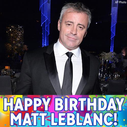 Happy birthday to Friends star Matt LeBlanc! 