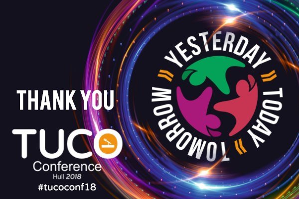 TUCOltd's tweet photo. Huge Thank You to everyone who has attended and supported our #TUCOConf18  We have had a fantastic time, with special thanks to our speakers, suppliers and members, who really make it the conference to be at! We hope you have all thoroughly enjoyed yourselves, and learnt a little https://t.co/2D4uV2raBY