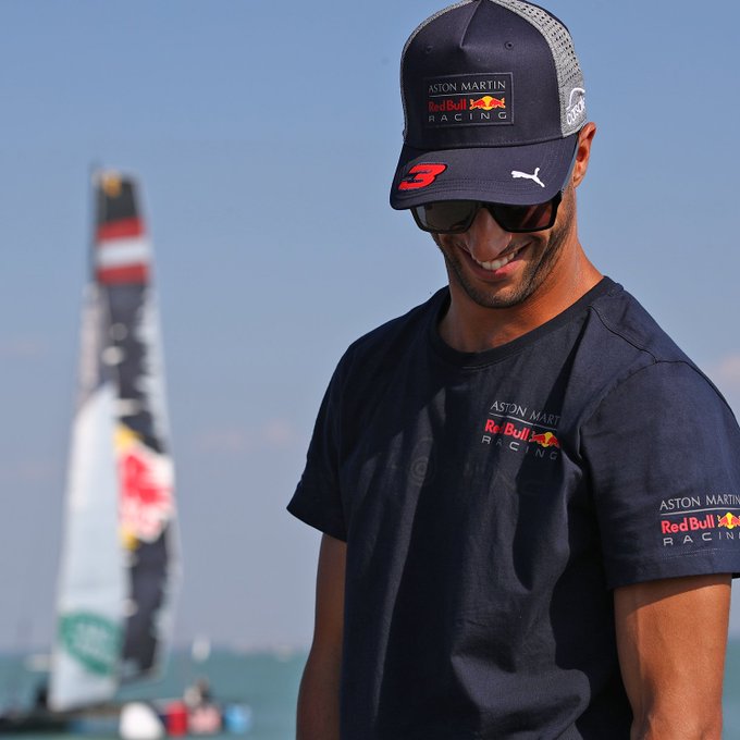 Daniel prepares to go sailing.