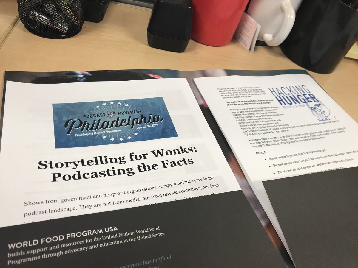 I’m coming for you #PM18. Join me and amazing colleagues <a href="/globalsultana/">globalsultana</a> <a href="/publichistory/">망갱이</a> <a href="/toco1515/">Tony Cohn</a> <a href="/NPOptimist/">Nonprofit Optimist</a> at 11 am panel tomorrow for Storytelling for Wonks: Podcasting the Facts!