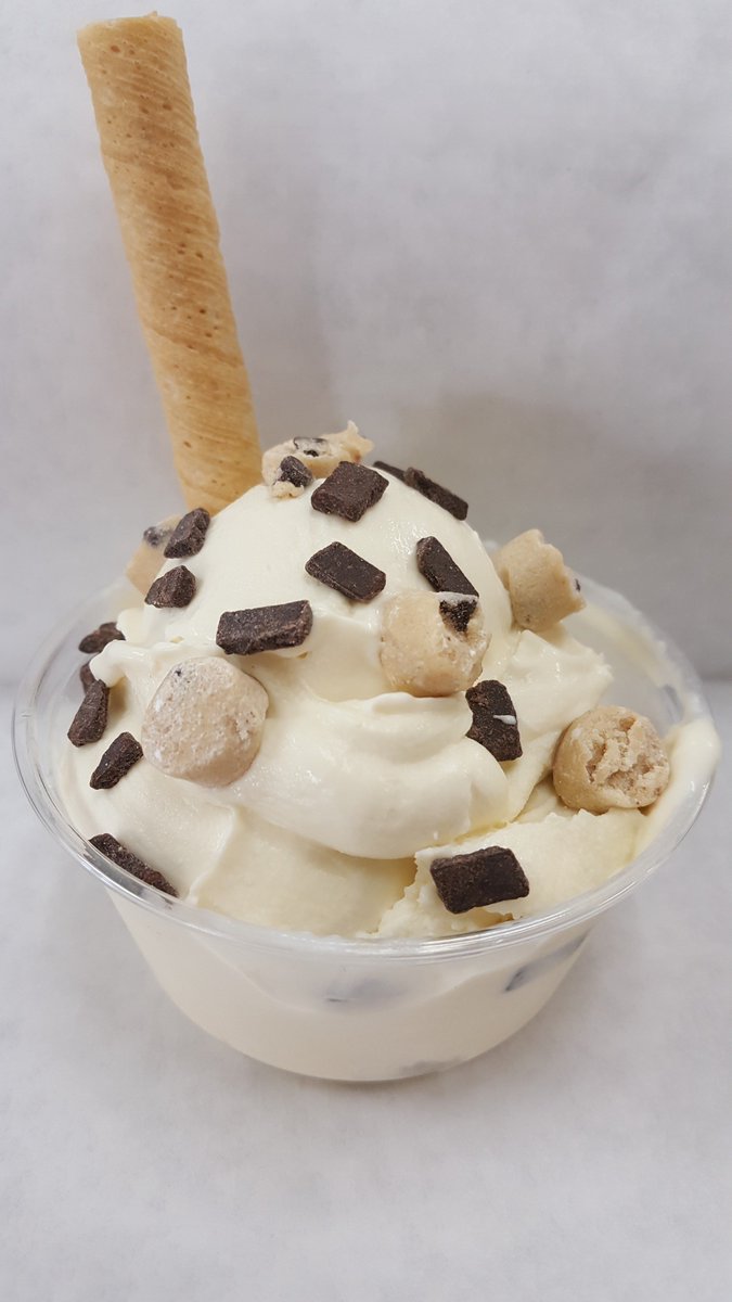 Today's flavor is Chocolate Chip Cookie Dough Custard! #MKE #Milwaukee  #WestAllis #FrozenCustard