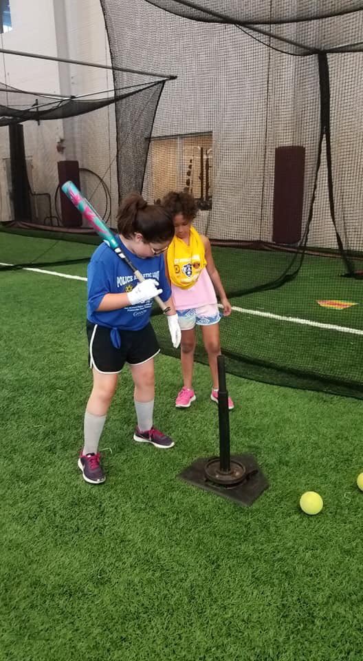 ErieOutlaws's tweet photo. Police Athletic League (PALS) Summer Camp is going on this week at Gannon. A 140 kids from Erie inner City schools (McKinley, PB and Lincoln) got help from Erie Outlaws & Lady Outlaws during the baseball & Softball sessions. #samecommunity #innercity #eriepolice #PAL #givingback https://t.co/mK77fsgN8i