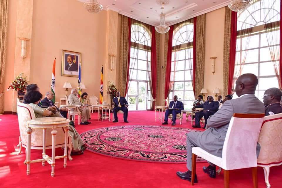 KPowertrac's tweet photo. Attend International solar alliance function @ Uganda while our Hon  prime minister Narendra modi visit  
Hon modi saheb announc lots of opportunities for india https://t.co/OwGvgWuLdA