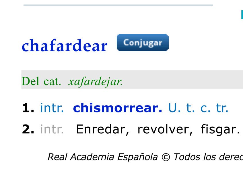 laslemonredes's tweet photo. Nos encanta esta #PalabradelDía, como buenos curiosones que somos. Aquí su definición en la @RAEinforma.

Chafardear. https://t.co/jva3kRZHZq
