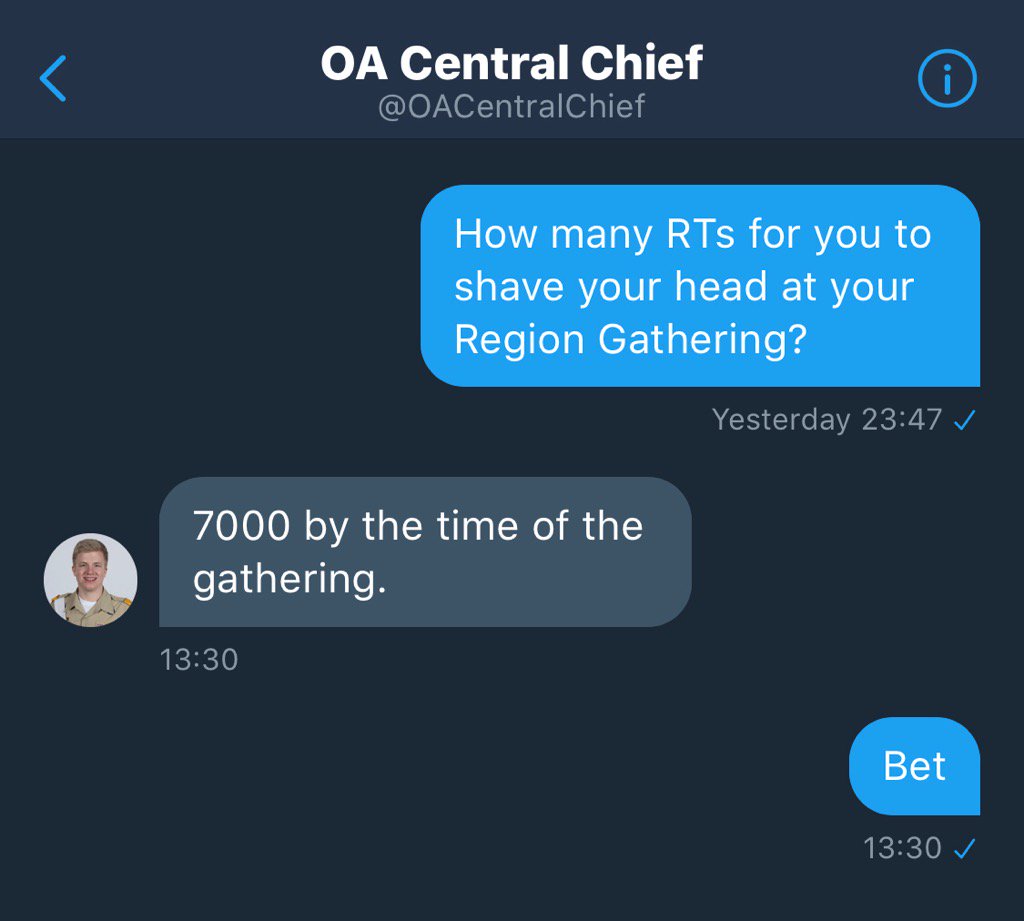 Order of the Arrow, Scouting America tweet media