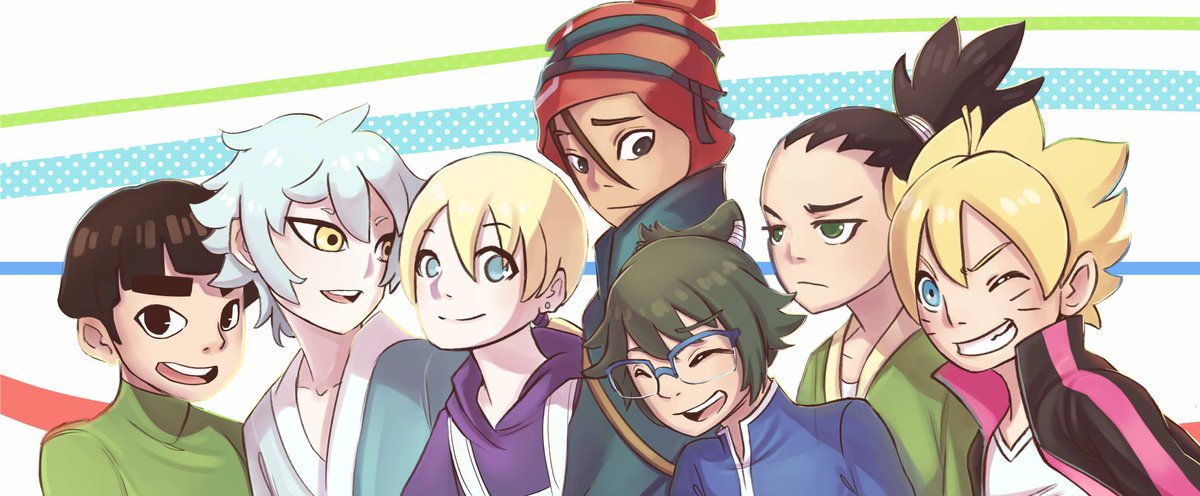 Jubbtaro's tweet photo. Drew all the boys in Boruto for my hamster boifu https://t.co/rgMpGHUcjs! This was really fun to do. Cell shading is so nice~. They are all good boys. #goodboy #BORUTO #BorutoNarutonextgenerations #naurto https://t.co/AE2Uq6rA2M