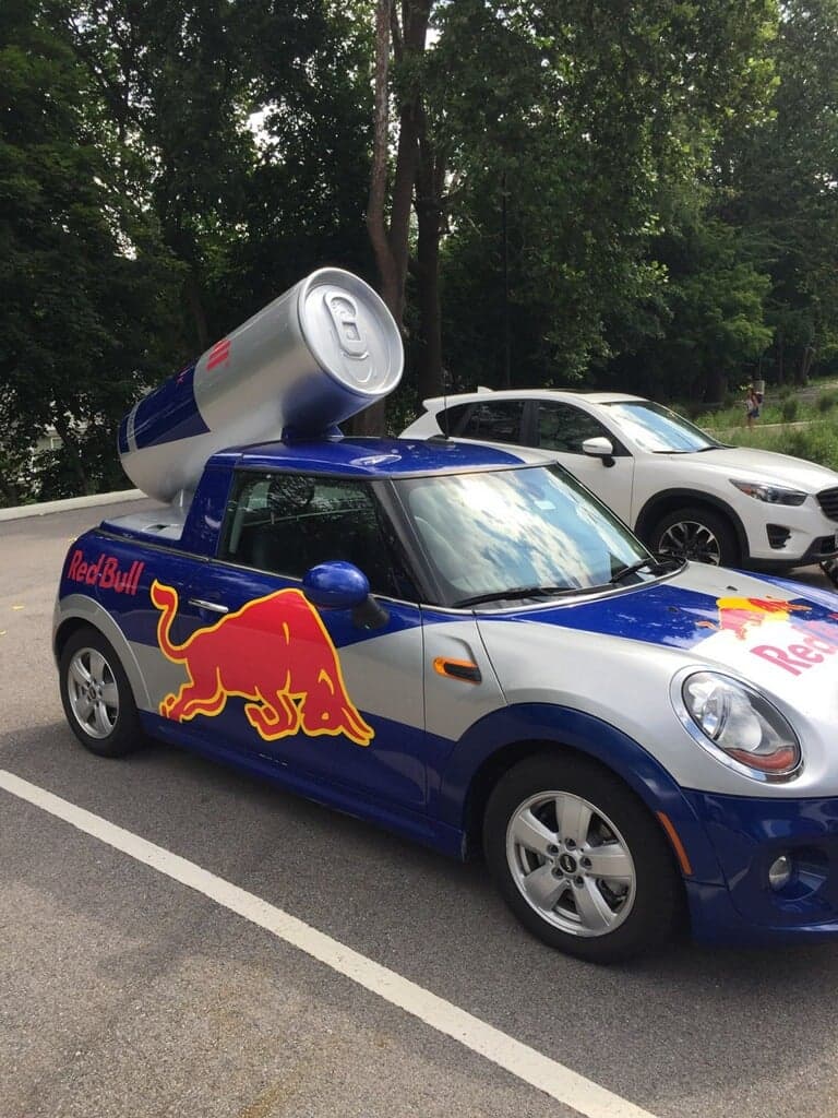 _WhiteSpace_'s tweet photo. Best way to beat the mid-morning, mid-week energy dip? @redbull and a pitbull! #WednesdayWisdom #agencylife https://t.co/anN4wj7FvM