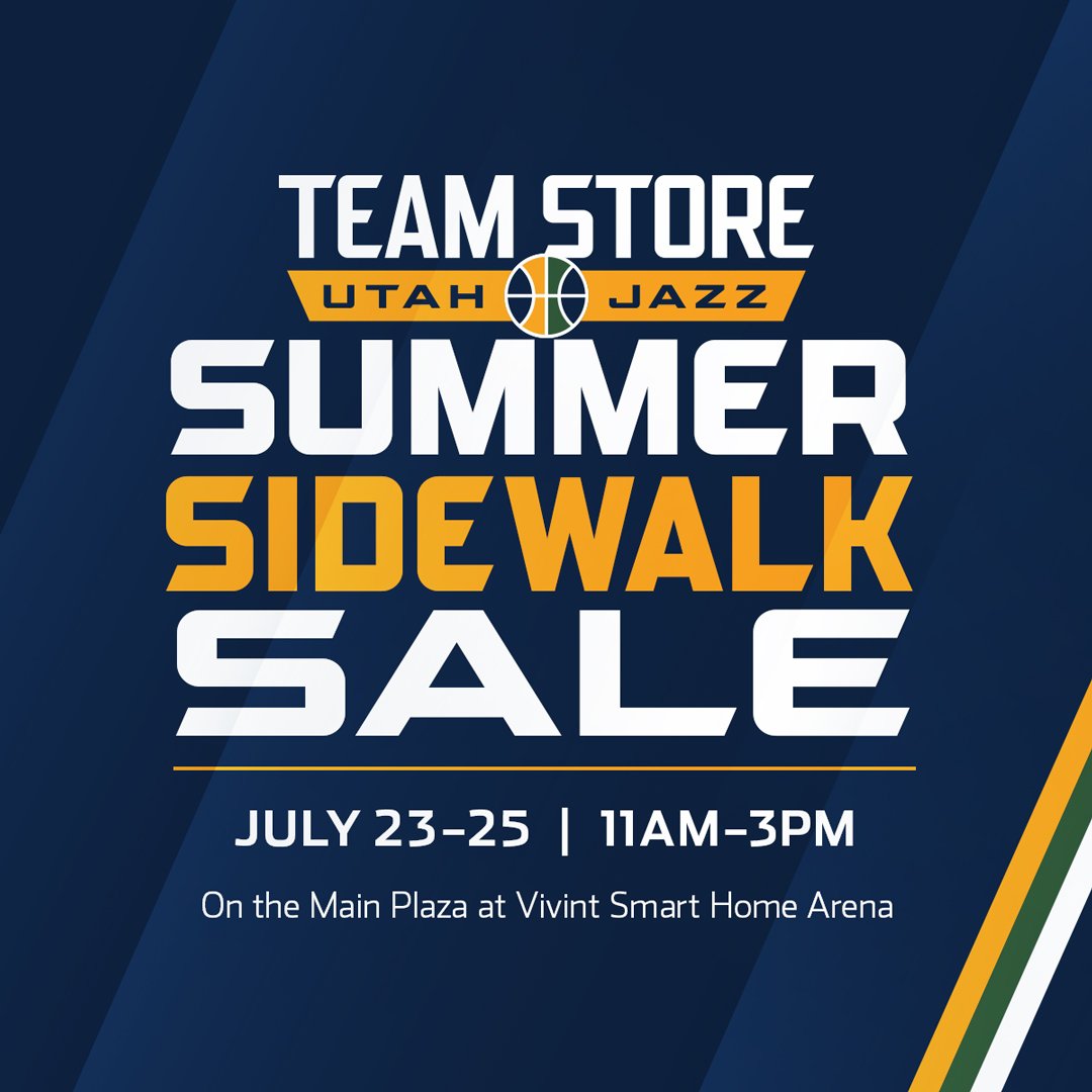 Utah Jazz on Twitter "The final day of the Jazzteamstore sidewalk
