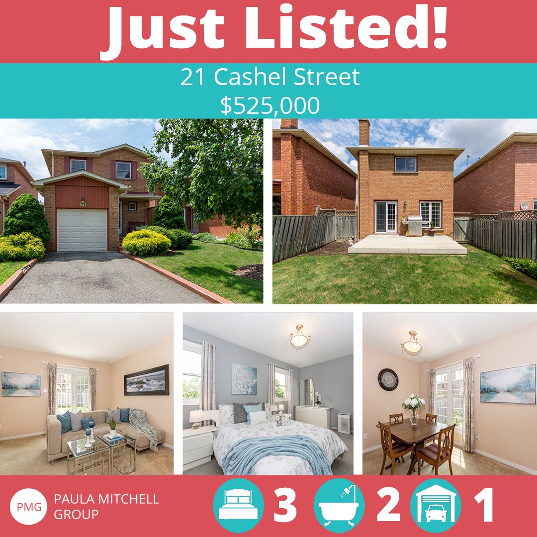 MSRTRealEstate's tweet photo. Just Listed | 21 Cashel Street. Brampton | $525,000
In a family friendly neighbourhood of Heartlake sits this 3 bedroom brick detached home. Contact us today for more information on this hot property!
#PMGCare #royallepage #justlisted #Brampton #BramptonRealEstate #largemaster https://t.co/mNrUtZ3T6v