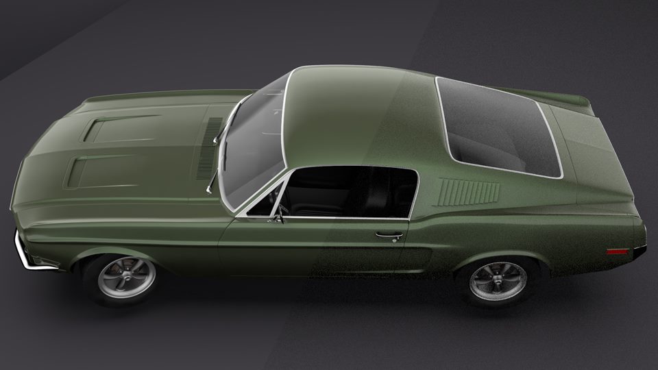 ADenoiser's tweet photo. Who doesn't love a 1968 Mustang Fastback? Even if Steve McQueen didn't put up a smoke show in SF the car would still be iconic. #Altus #Innobright #SteveMcQueen #Ford #Mustang #Denoise #Denoiser #glutenfree #software #SIGGRAPH2018 #render #ABQ https://t.co/sbgkcTjHBp
