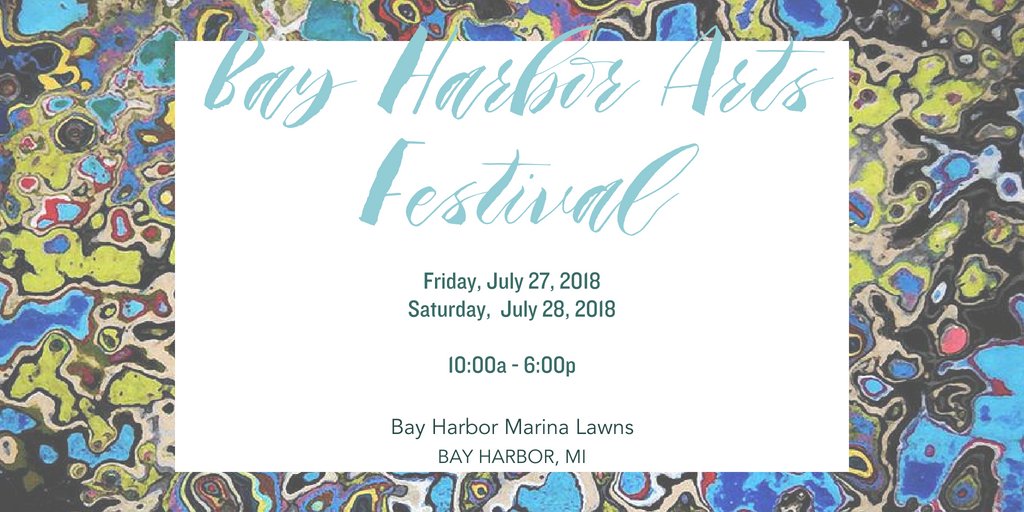 We're in Bay Harbor this weekend for the Bay Harbor Arts Festival! Come find us at the Marina 😎