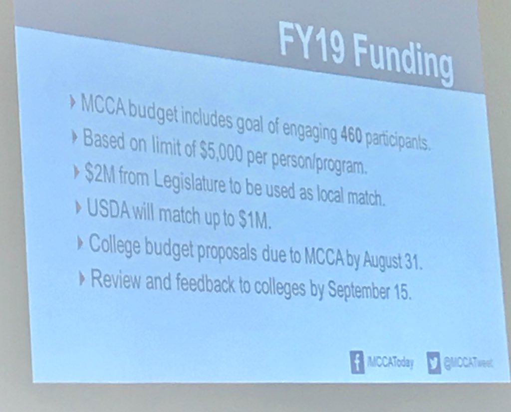 wdprof's tweet photo. Money talks-walking us through the budget reimbursement forms and process is Bradley Vass @OTCedu Finance Office. @MCCATweet #MoSkillUP #snapemploymentandtraining #jobtrngpays https://t.co/D07TOgy4o0