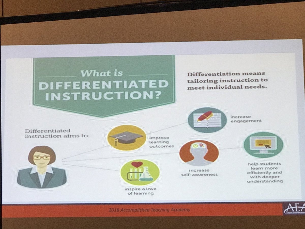 majonesjackson's tweet photo. Because no two students learn alike. Give them what they need how they need it!!#myAEA #AccomplishedTeaching https://t.co/QTAv3HuJGo