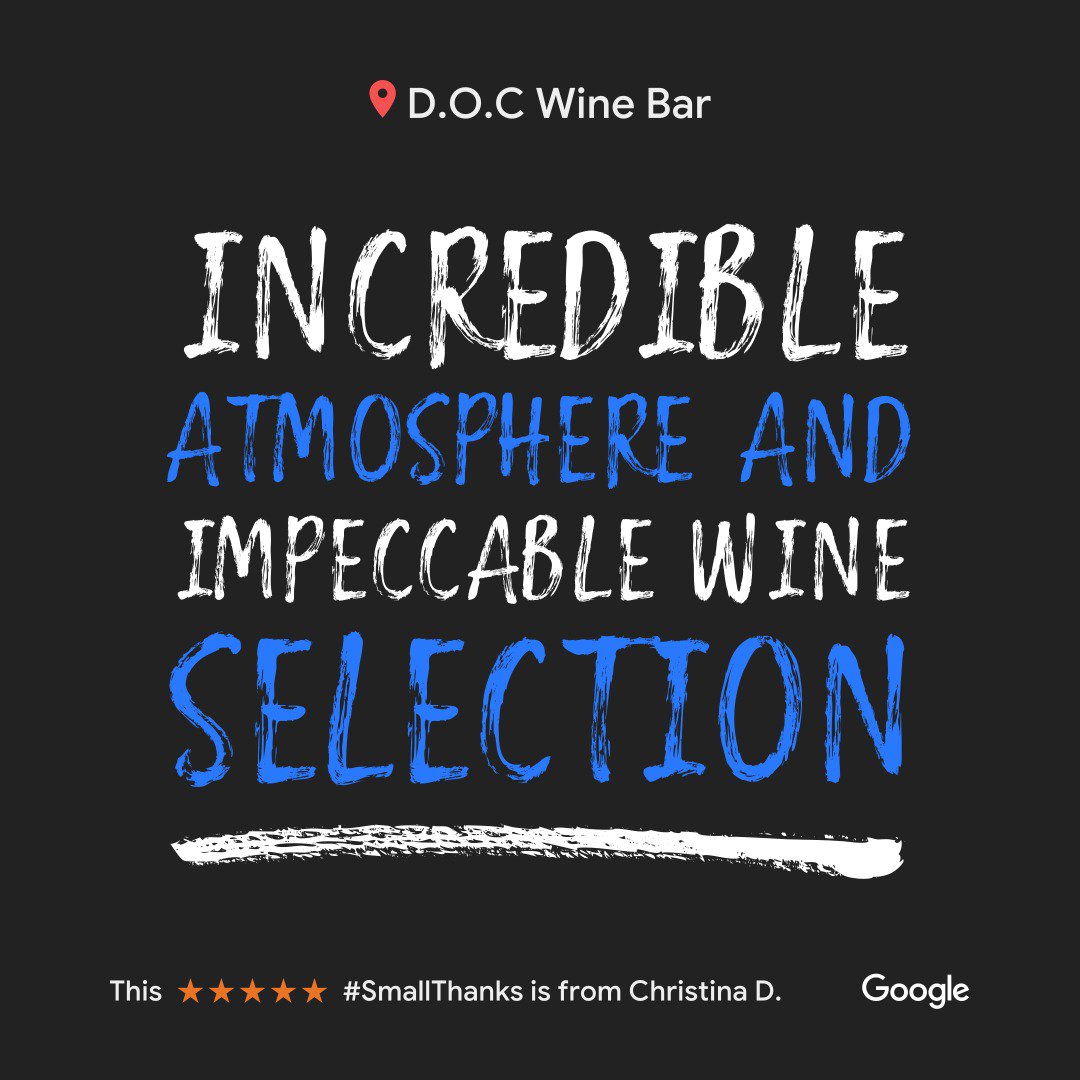 DOCwinebarCHI's tweet photo. Thank you for all the 5 star reviews, Chicago! https://t.co/pLEoapDetb