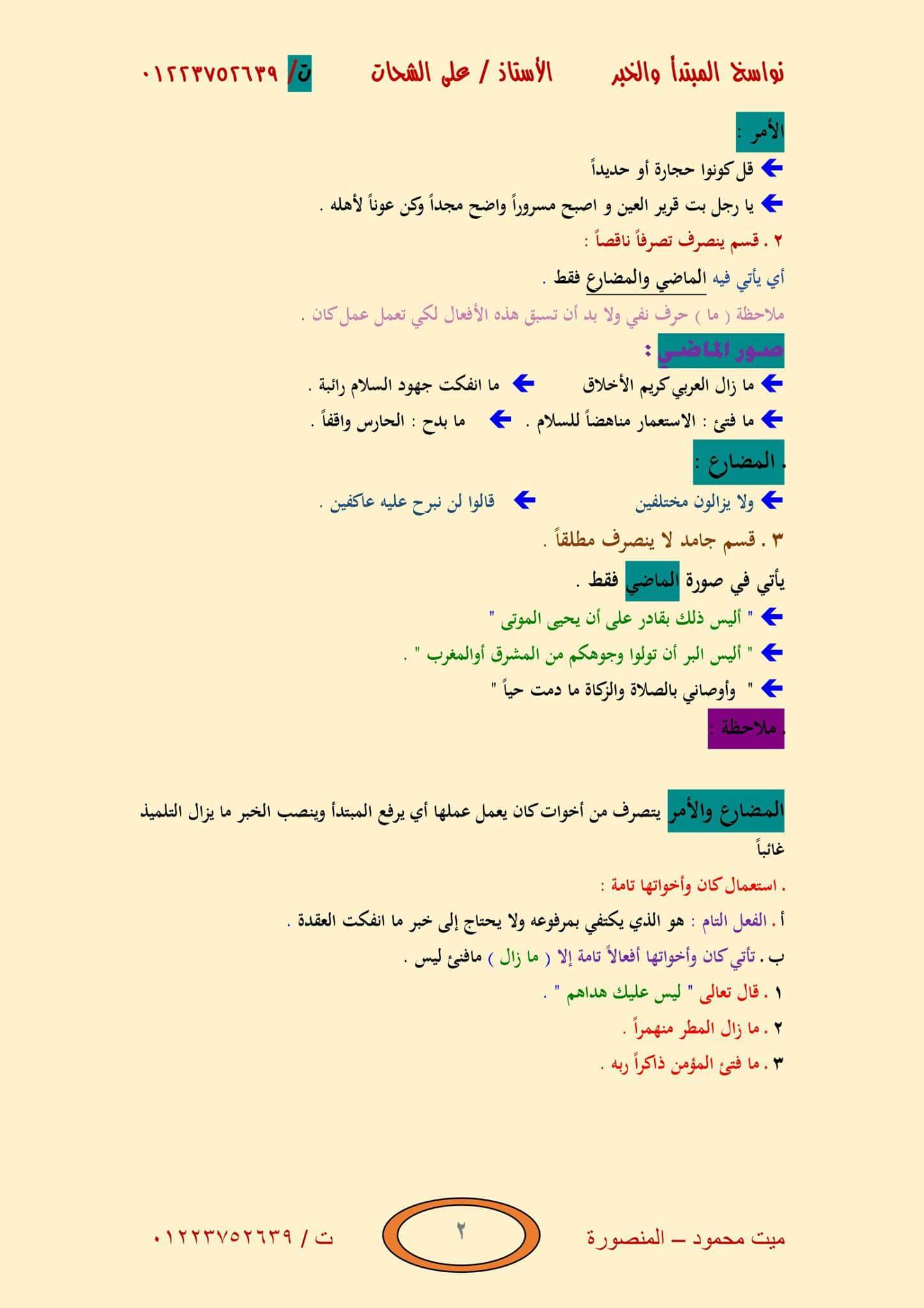 النحو العربي Twitter वर نواسخ المبتدأ والخبر Fawaz Dr Fahadst8 Love Arabic2 Arabic Day Ahmedalothayb Zsdsf3