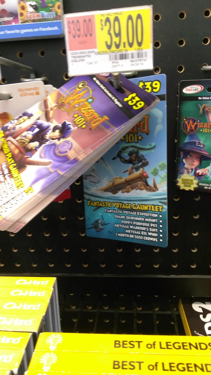 kroger wizard101 cards