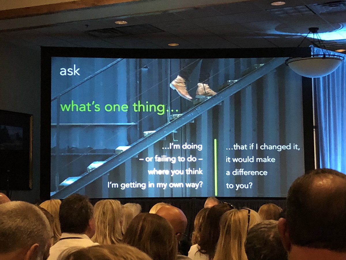 Great way to kick off the #CASEConvention with <a href="/sheilaheen/">Sheila Heen</a> The science and Art of Receiving Feedback.