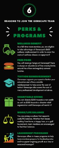 GenscapeCareers's tweet photo. We've got six new reasons for joining Genscape. You know, beyond the worldwide locations, fascinating field, and awesome people. Check out our careers page today! https://t.co/hidyqEO23N https://t.co/sLx6zGnFuC
