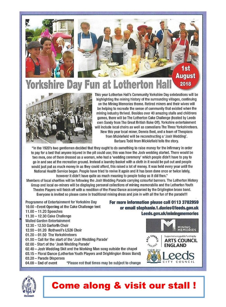 Come along and visit us! #YorkshireDay #yorkshirefreemason #leeds #Freemason #charity #masons #Freemasonry