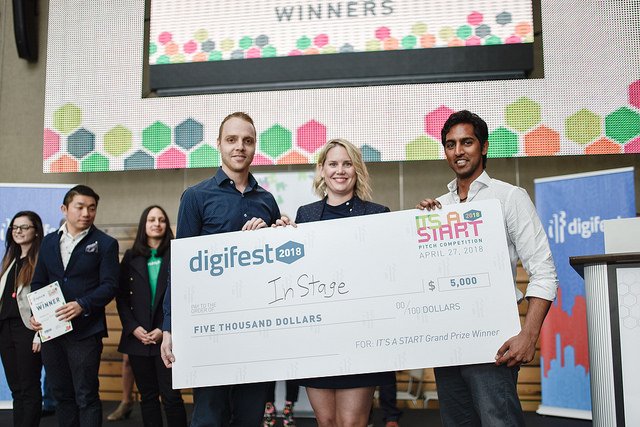GBCincubator's tweet image. 2018 IT'S A START pitch competition winner @InStageVR will be going on startup trip to Beijing to represent Canada at the Overseas Talent + Entrepreneurship Conference (OTEC) in August! Chance to win $1MRMB grand prize and to meet international network of investors! @digifestTO