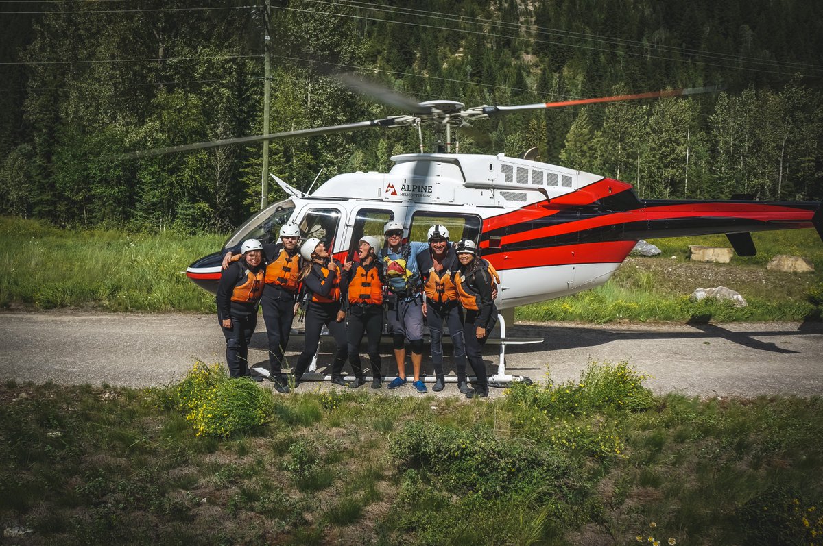 Let's get that bird in the air and let the good times flow! 

Don't miss out on next Saturday's heli trips. Book online or give us a shout at 1250.344.6521 OR to make thing even easier, book directly at our kiosk at the Golden Info Centre!