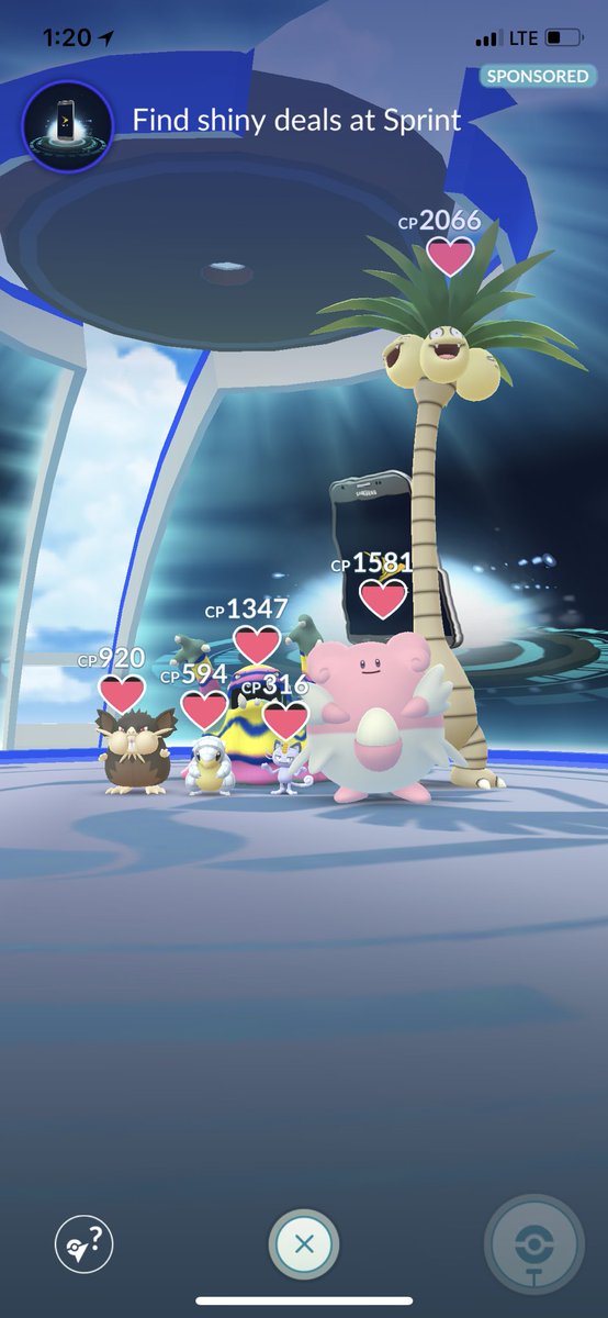 laurabosak's tweet image. Nobody likes a party pooper, don’t be a Blissy #PokemonGO #themegyms