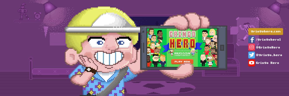 gringo_hero's tweet photo. Além do Ney Boy o Gringo Hero também tem seu game completo sobre as aventuras na Russia 2018! Acessem https://t.co/usLvVmOqnG e compartilhem com a gente! #NeyboyChallenge #neyboy #Russia2018 #caicai #cryboy https://t.co/mUHYAbyLne