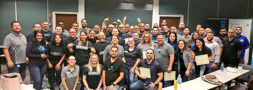 TheElyGonzalez's tweet photo. What better way to kick off the 3rd Quarter than with a Town Hall led by @CristySwink and some recognition. #OneFLA #WorldDomination #SazonCompleto #RoadToFirst #DoubleDigitsIsOurThing #ADoorIsADoor https://t.co/GFPSkwWXLu
