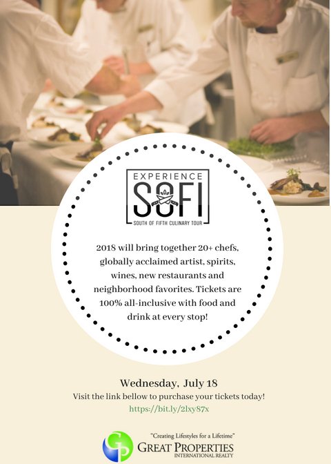 Ready to get your grub on? The 5th anual ExperienceSOFI is coming to Miami Beach. 20+ global chefs, wines drinks and many more. Join us July18th for this event. #SouthFloridaLiving #GreatProperties #MiamiLife #GoodTime #SoFloridaEvent #MiamiBeach