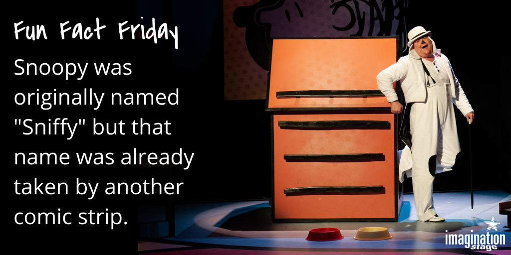 I_Stage's tweet photo. You'll never look at Snoopy the same way. #IStageCharlie #funfactfriday https://t.co/VaAxbJvvdH