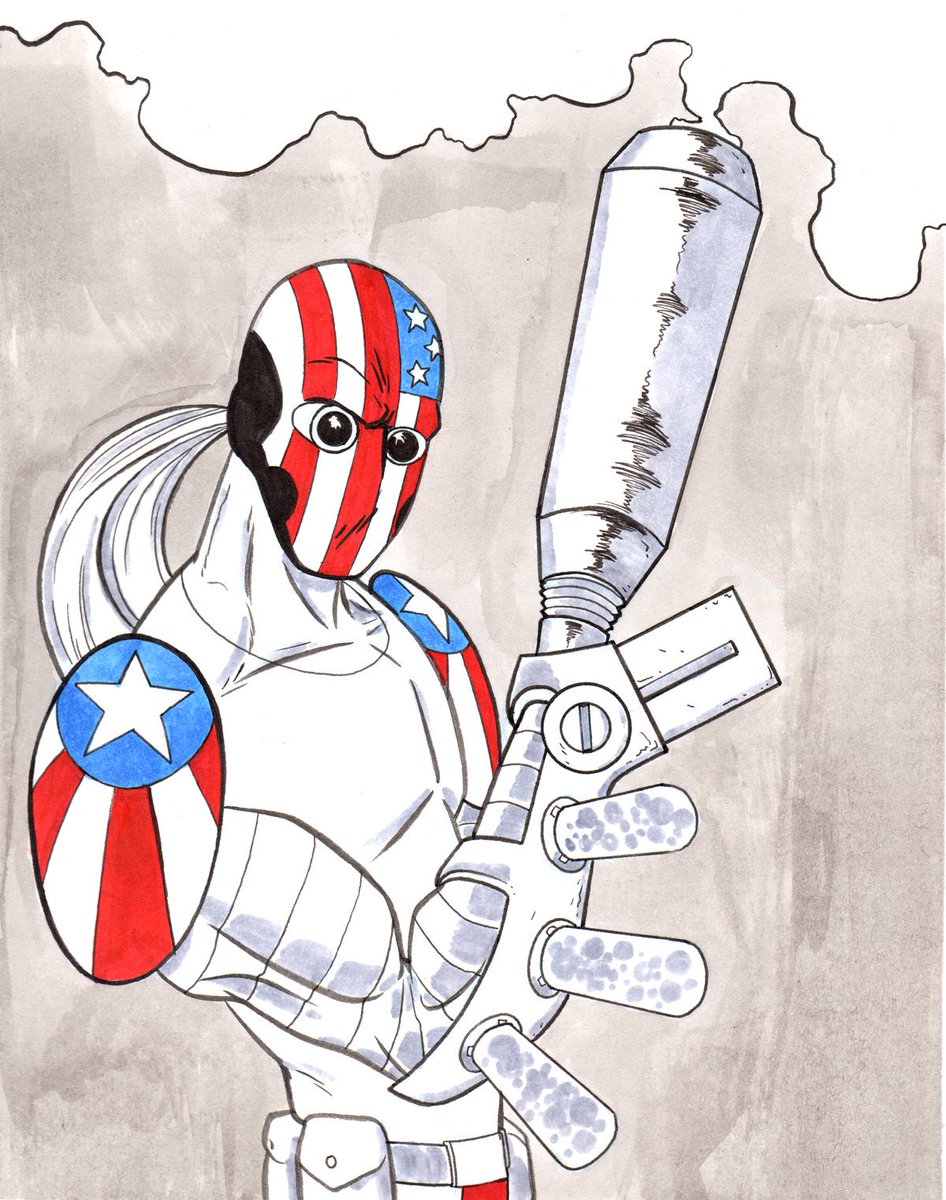 slurmo's tweet photo. #NotDailies Monthly Theme: Patriotic Heroes 

Erik Larsen's Superpatriot

#SavageDragon #ImageComics #artforsale
#art #comicbooks #comics #illustration #comix #slurmo #bobgar #ornelas #ink #artist #artista #dibujo #comicartist #drawing #artistsoninstagram 
#artistsontwitter https://t.co/ysgUCsQfKD