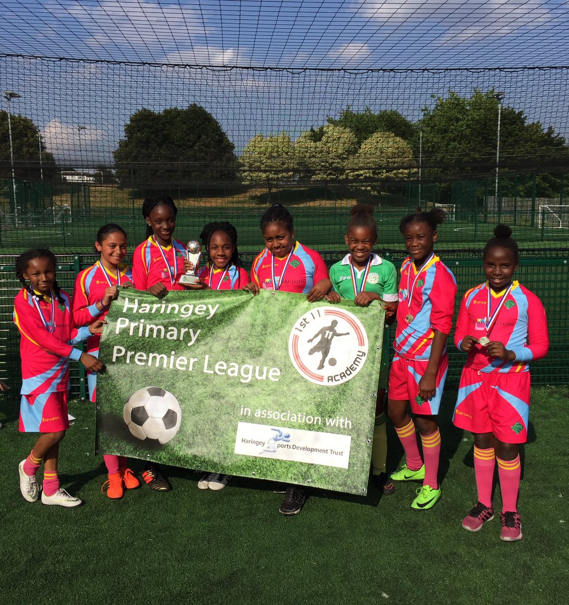 stmarysn8's tweet photo. Well done to our girls who won the Haringey Primary Premier League for Year 5 and 6! #ItsComingHome https://t.co/gDxgBUfOS9