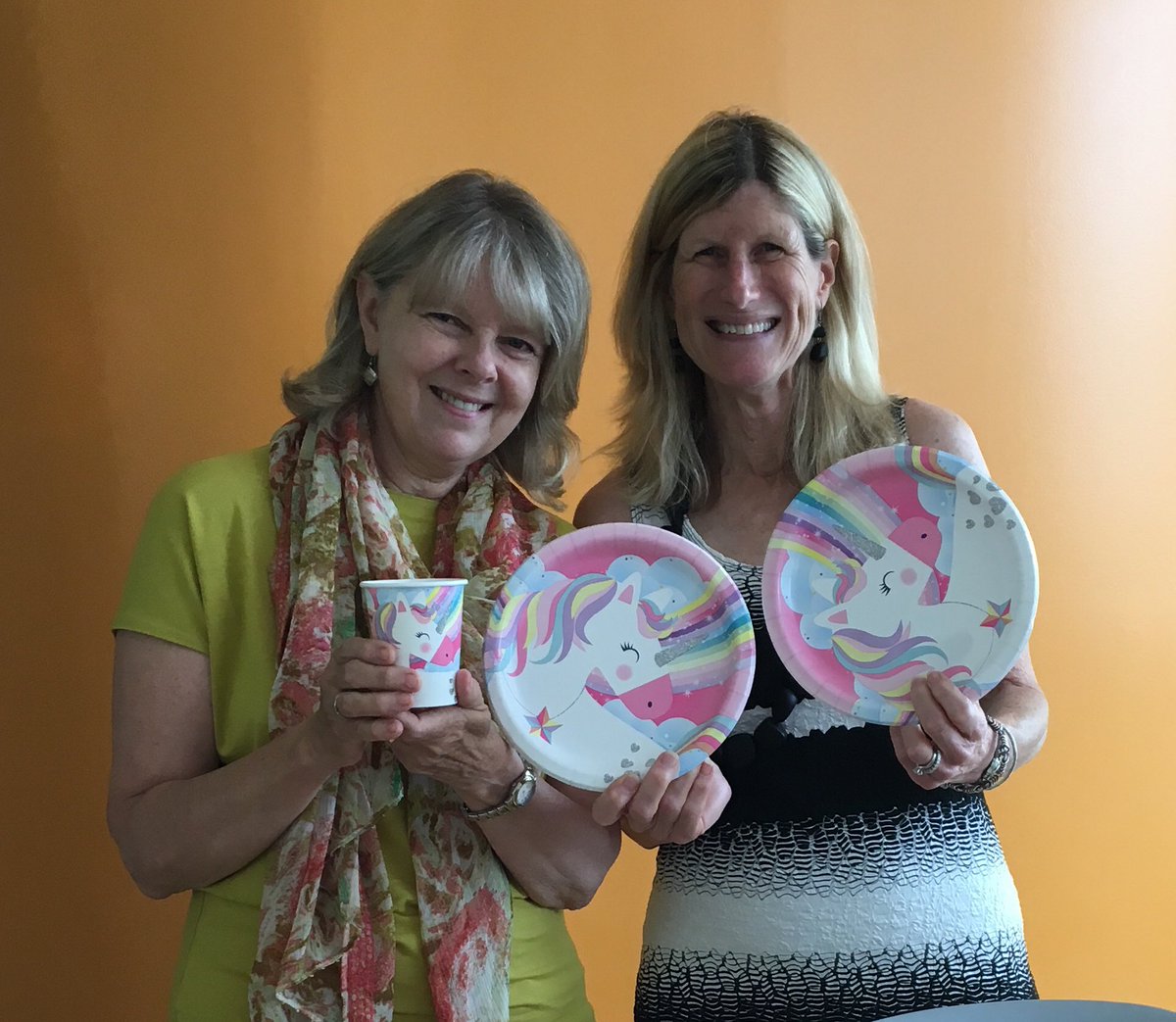 Are you still a unicorn if you come in pairs? Celebrating my last day at MediaSmarts with my favourite partner in crime Cathy Wing.  Thank you everyone for a lifetime of experiences that I will always cherish.
