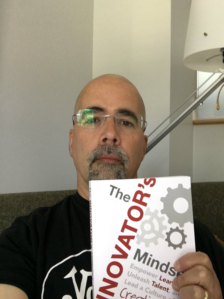 JeffTonita's tweet photo. Checkin’ out “The Innovator’s Mindset” by George Couros.  So far, so good.  #RCSDconnect #InnovatorsMindsetRCSD @RCSD_No81 https://t.co/I9kdVfBrhZ
