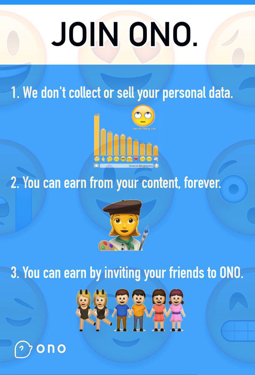 juliakponsford's tweet photo. Become an early adopter for the exciting new social media dApp ONO, launching July 15th!!! : https://t.co/H9hy0anz8v … #ononauts @onosocial #onosocial #yourdata
#youarenotaproduct
#mydata #blockchain #socialmedia #eos #dApps #createtheworld #weareallequal https://t.co/SGxFTBjj9N