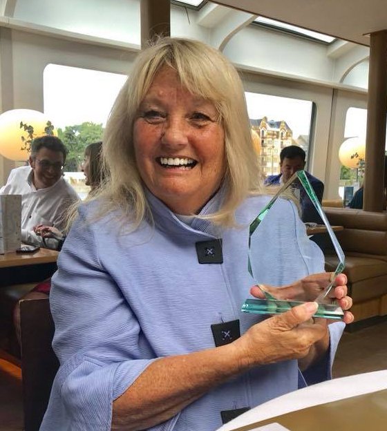 PAI_ATM's tweet photo. Congratulations to our very own Donna Embry for being honored with the 2018 PayTech Leadership Award earlier today in #London, England. @PaymentAlliance #PayTechAwards2018 https://t.co/dpJm1erVkD