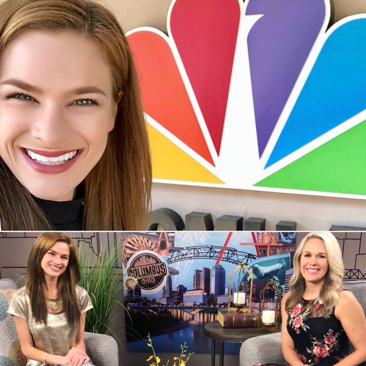 sldsass's tweet photo. Today on Daytime Columbus! Back to Lalaland....✈️ #wahoo #tgif #happyfriday #spokesperson #tvhost #smile #work #lovemyjob #travel #columbus #ohio #livetv #nbc #selfie #model #summer #love #fun #lookoftheday https://t.co/B3KWkQ6ih4