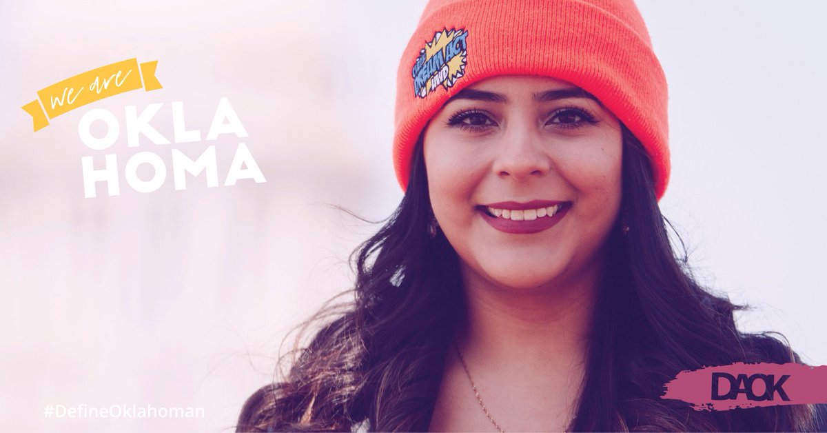 DAOK_OKC's tweet photo. We Are Oklahoma!
#define Oklahoman
My name is Maribel Hernandez, and I immigrated to the United States with my 8-month-old pregnant mother when I was two years old. #defineOklahoman #HeretoStay #UndocumentedandUnafraid #HeretoFight #DAOK #UWD
Volunteer: info@daok.org https://t.co/bWddUUijPJ