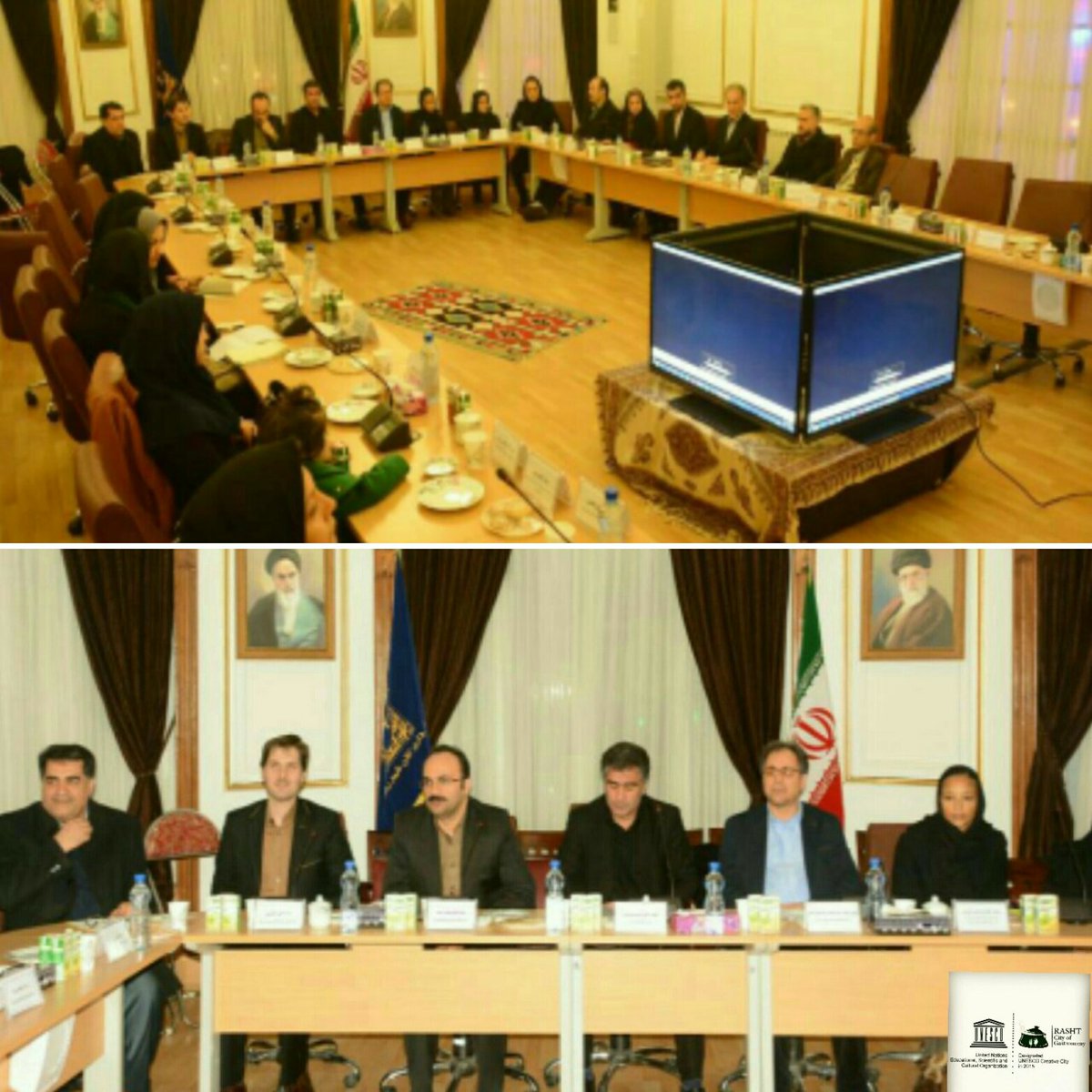 RashtG's tweet photo. 🔻طرح اولیه پیوستن #رشت به شبکه شهرهای خلاق دنیا در حوزه #خوراک_شناسی در تاریخ یک  اسفن�� 1394 در عمارت تاریخی #شهرداری_رشت تقدیم #استرکیش_لاروش رئیس منطقه ای #یونسکو در #ایران  و دبیرکل #کمیسیون_ملی_یونسکو-ایران گردید. https://t.co/fata1IIvFB